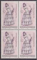 1970 , Mi 1332 ** (4) -  4er Block Postfrisch - Berühmte Operetten , Ein Walzertraum - Neufs