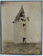 Photo Ancienne - Snapshot - Moulin à Vent - Détruit - Ruine - Militaire - Windmill - Plaatsen