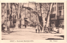 FR66 CERET - Parayre - Boulevard Maréchal Joffre - Animée - Belle - Ceret