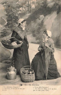 FOLKLORE - Costumes - Marchandes - En Corrèze - Carte Postale Ancienne - Costumes