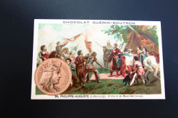 Chromo "Chocolat GUERIN-BOUTRON" - Série "Histoire De FRANCE" - Guerin Boutron