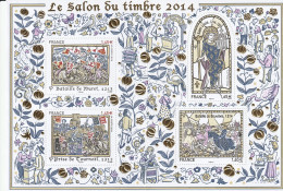 France 2014 Salon Du Timbre Les Grandes Heures De L Histoire De France Bloc Feuillet N°135 Neuf** - Ongebruikt