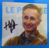 AUTOGRAPHE DE THIERRY LHERMITTE SUR PHOTO - Actores Y Comediantes 