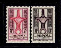 COLONIE FRANCAISE - GHADAMES - PA N°1/2 ** MNH - Unused Stamps