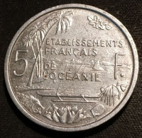 ETABLISSEMENTS FRANÇAIS DE L'OCÉANIE - 5 FRANCS 1952 - E.F.O. - KM 4 - Altri & Non Classificati