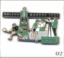 Pin's Sport - Tennis / Roland Garros 1991 - Sponsor Adidas. Estampillé Acabi. Zamac. T1018-02 - Tennis