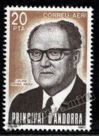 Andorre Espagnole / Spanish Andorra 1983 Yv, Airmail 2, Famous People Jaume Sansa Nequi - MNH - Neufs