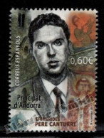 Andorre Espagnole / Spanish Andorra 2017 Yv, 441, Pere Canturri, Famous Politician, Historian & Writer - MNH - Nuovi