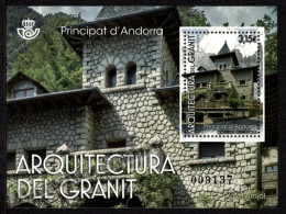 Andorre Espagnole / Spanish Andorra 2017 Yv, F-448, Architecture, Granite Arajol House - MNH - Ongebruikt