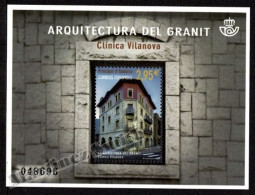 Andorre Espagnole / Spanish Andorra 2016 Yv, F-434, Architecture, Granite House Vilanova Clinic - MNH - Nuevos