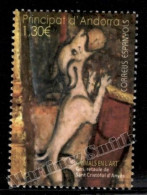 Andorre Espagnole / Spanish Andorra 2016 Yv, 426, Fauna, Animals Inside The Art - MNH - Neufs