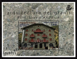 Andorre Espagnole / Spanish Andorra 2015 Yv, F-422, Architecture, Granite Rosaleda House - MNH - Ongebruikt