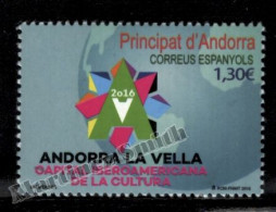 Andorre Espagnole / Spanish Andorra 2016 Yv, 430, Ibero-American Capital Of Culture - MNH - Neufs