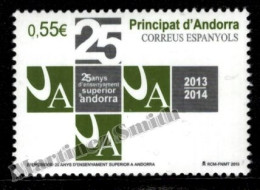 Andorre Espagnole / Spanish Andorra 2015 Yv, 415, 25th Anniversary High School Education - MNH - Ongebruikt