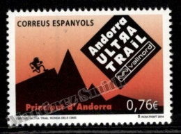 Andorre Espagnole / Spanish Andorra 2014 Yv, 407, Sports, Ultra Trail Ruta Dels Cims - MNH - Nuovi