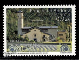 Andorre Espagnole / Spanish Andorra 2014 Yv, 405, 30th Anniverary End Of The Andorra Radio - MNH - Unused Stamps