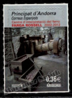 Andorre Espagnole / Spanish Andorra 2012 Yv, 377, 10th Anniversary Rosell Iron Forge - MNH - Nuovi