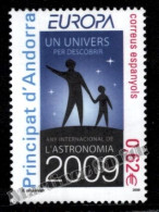 Andorre Espagnole / Spanish Andorra 2009 Yv, 351, Europa Cept, Astronomy - MNH - Ungebraucht