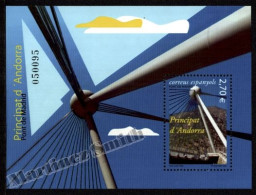 Andorre Espagnole / Spanish Andorra 2009 Yv, BF-5, Architecture, Bridge Of Madrid - MNH - Unused Stamps