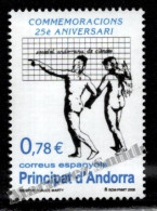 Andorre Espagnole / Spanish Andorra 2008 Yv, 341, 25th Ann, Science Society Of Andorra - MNH - Nuovi