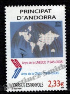 Andorre Espagnole / Spanish Andorra 2006 Yv, 326, 60th Anniversary UNESCO - MNH - Nuovi