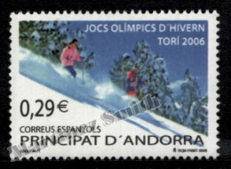 Andorre Espagnole / Spanish Andorra 2006 Yv, 319, Sports, Winter Olympic Games, Turin - MNH - Neufs