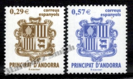 Andorre Espagnole / Spanish Andorra 2006 Yv, 320-21, Definitive Set, Coat Of Arms - MNH - Unused Stamps