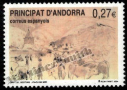 Andorre Espagnole / Spanish Andorra 2004 Yv, 300, Art, Cattle Fair By Joaquim Mir - MNH - Unused Stamps