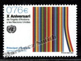 Andorre Espagnole / Spanish Andorra 2003 Yv, 293, 10th Ann, Entrance In The United Nations - MNH - Ongebruikt