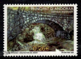 Andorre Espagnole / Spanish Andorra 2003 Yv, 289, Architecture Sassanat Bridge - MNH - Nuovi