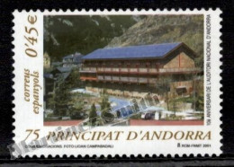 Andorre Espagnole / Spanish Andorra 2001 Yv, 273, 10th Ann, National Auditorium - MNH - Unused Stamps