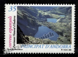 Andorre Espagnole / Spanish Andorra 2000 Yv, 262, Natural Heritage, Landscape Angonella Lakes - MNH - Nuevos