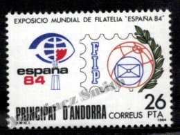 Andorre Espagnole / Spanish Andorra 1984 Yv, 166, España '84, Philatelic Expo - MNH - Unused Stamps