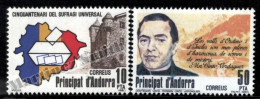 Andorre Espagnole / Spanish Andorra 1983 Yv, 161-62, Commemorations - MNH - Unused Stamps