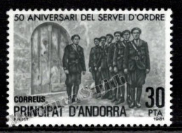 Andorre Espagnole / Spanish Andorra 1981 Yv, 133, 50th Ann, Ordre Service - MNH - Nuevos