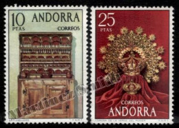 Andorre Espagnole / Spanish Andorra 1974 Yv, 83-84, Local Handcrafts - MNH - Ongebruikt