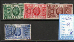 GEORGE V - N°201/204 - Usados