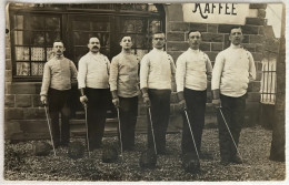 Photo Ancienne - Snapshot - Carte Photo - Escrime - Groupe D'Escrimeurs - Café Kaffee - ALLEMAGNE - Sport - Sport