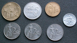 Slovakia - Lot Of 7 Coins 1993 / 1994 / 1942 - Nice - Slovakia