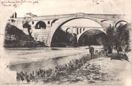 FR66 CERET - Noe - Précurseur - Les Ponts - Pêcheurs - Animée - Belle - Ceret