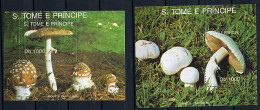 St Thomas Et Prince**  Blocs 116/117 - Champignons - Mushrooms