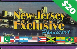 USA: Prepaid IDT - Exclusive New Jersey Exclusive, Flags - Sonstige & Ohne Zuordnung