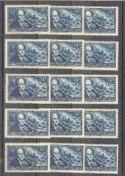 Yvert 816 - Chateaubriand    - Lot De 15 Timbres  Neufs Sans Traces De Charnières - Andere & Zonder Classificatie