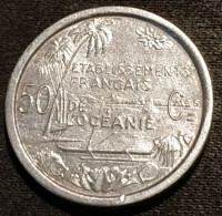 Pas Courant - ETABLISSEMENTS FRANÇAIS DE L'OCÉANIE - 50 CENTIMES 1949 - E.F.O. - KM 1 - Andere & Zonder Classificatie