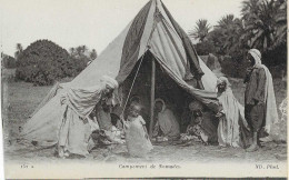 C/290            Algérie     -   Campement De Nomades - Scènes & Types