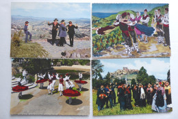 Folklore De France - Lot De 18 Cartes Postales - Trachten