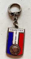 Porte Clé émaillé En Métal : Cigarettes Nationales - Key-rings