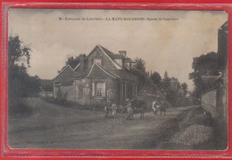 Carte Postale 27. La Haye-Malherbe  Route De Louviers Très Beau Plan - Other & Unclassified