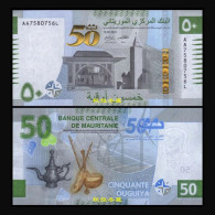 Mauritania 50 Ouguiya 2023, Hybrid, Commemorative, AA Prefix, UNC - Mauritania