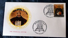 VATICAN 2024 , 750 ANNI SAN TOMMASO D'AQUINO  FDC - Ongebruikt